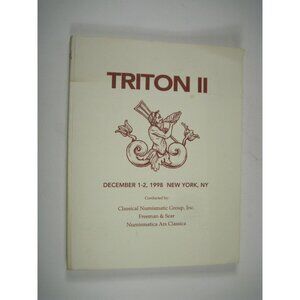 Triton II Numismatic Catalog 1998 New York NY Classical Numismatic Group Inc